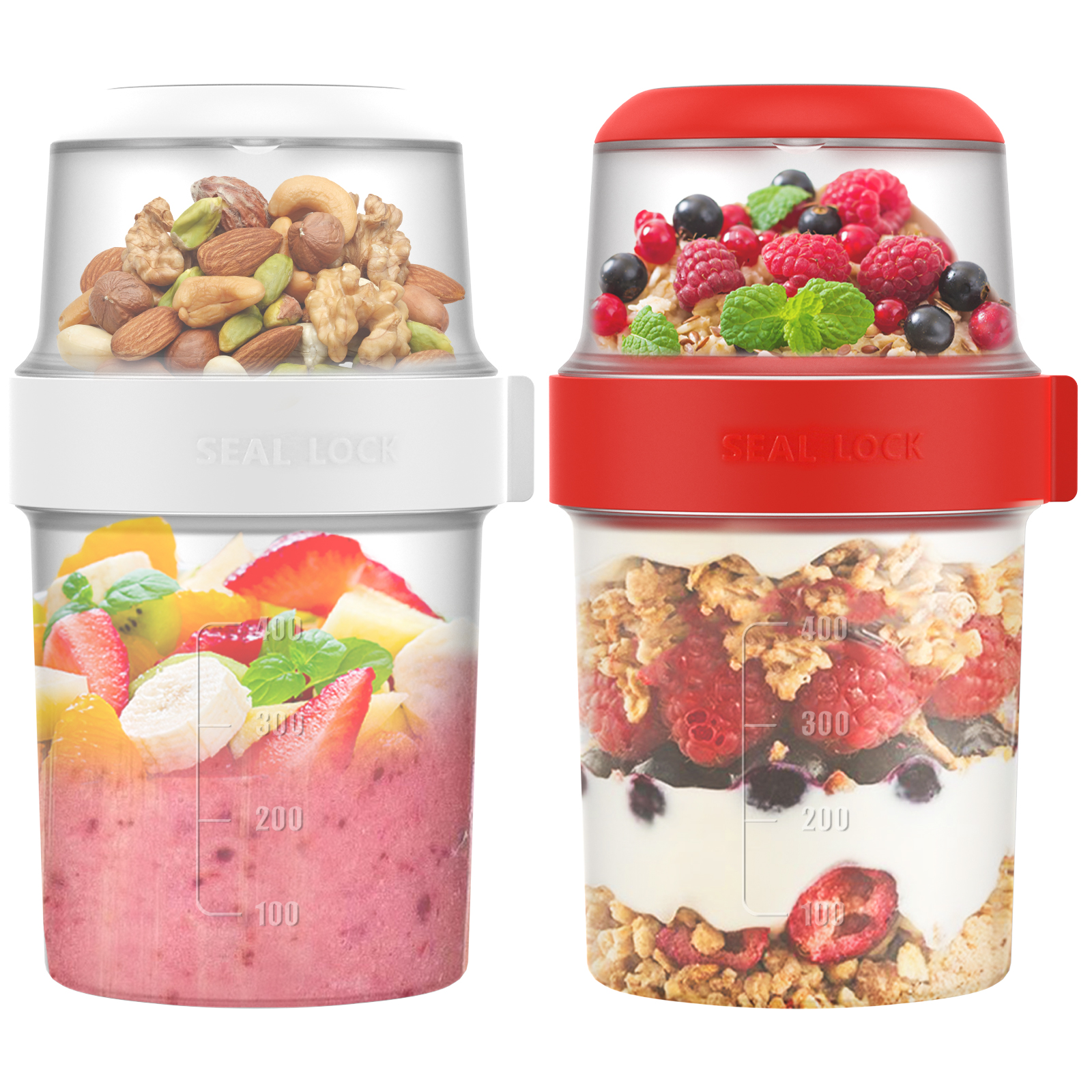 Meal Prep Chia Pudding - 2 Pack Breakfast On the Go