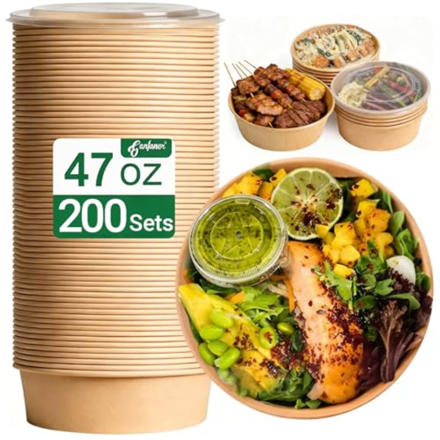 47oz Disposable Meal Prep Food - Meal Prep Bulking ulasan dan harga