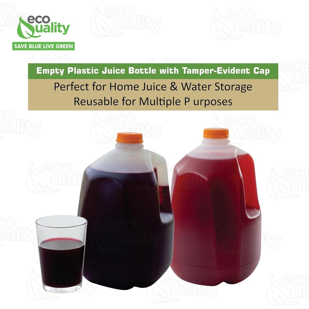 128 oz Gallon Size Plastic Jui - Meal Prep Smoothies ulasan dan harga