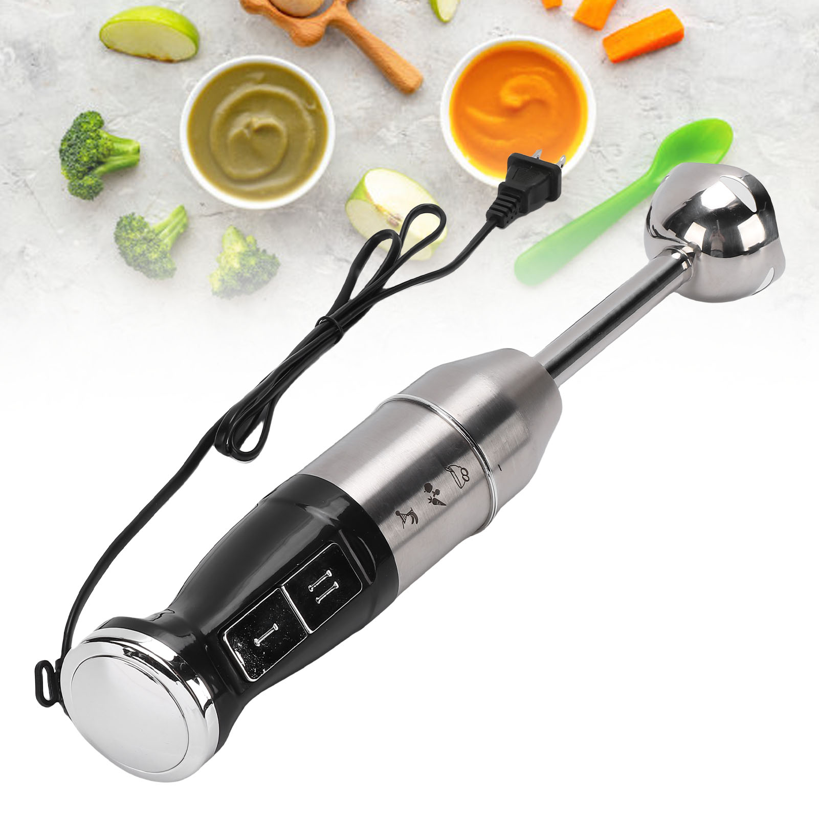 Immersion Hand Blender 400W El - Meal Prep Smoothies ulasan dan harga