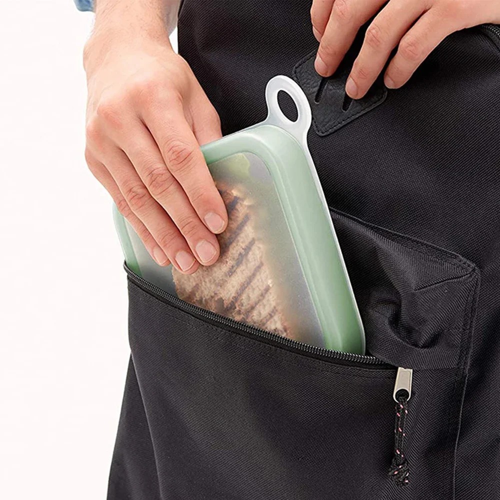 Sandwich Holder Lunchbox Baker - Meal Prep Chia Pudding ulasan dan harga