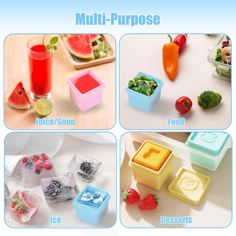 1 pack of 6 silicone food stor - Meal Prep Chia Pudding ulasan dan harga