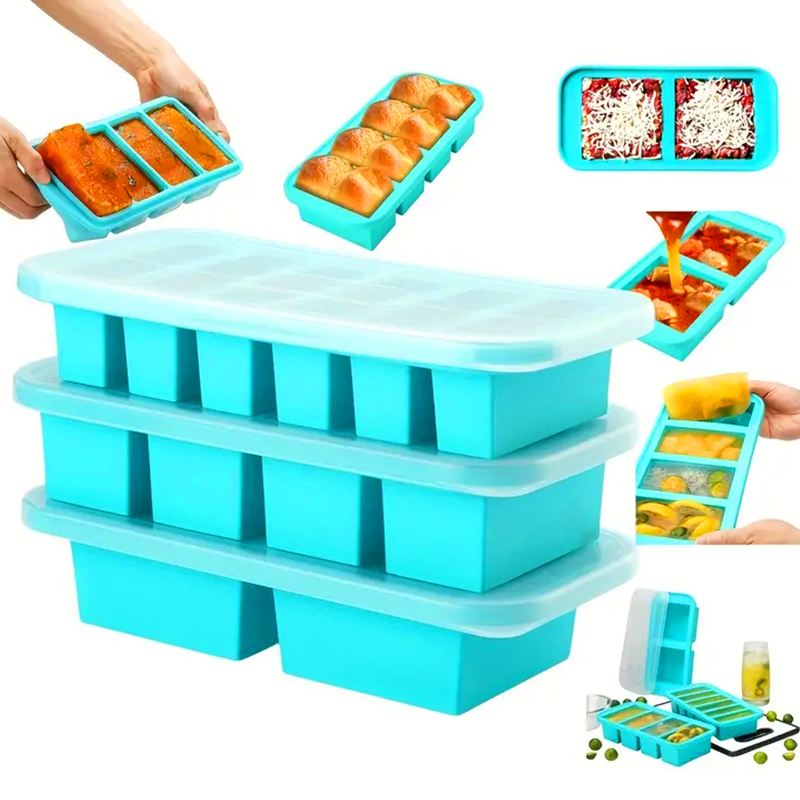 2 or 3-piece Silicone Freezer  - Meal Prep Chia Pudding ulasan dan harga