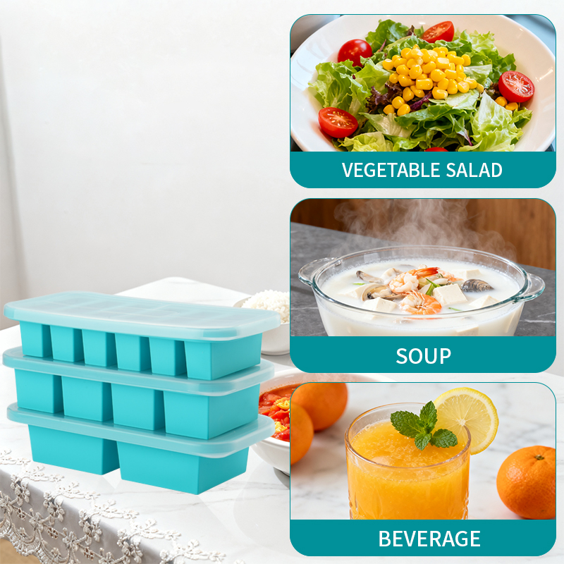 2 or 3-piece Silicone Freezer  - Meal Prep Chia Pudding ulasan dan harga