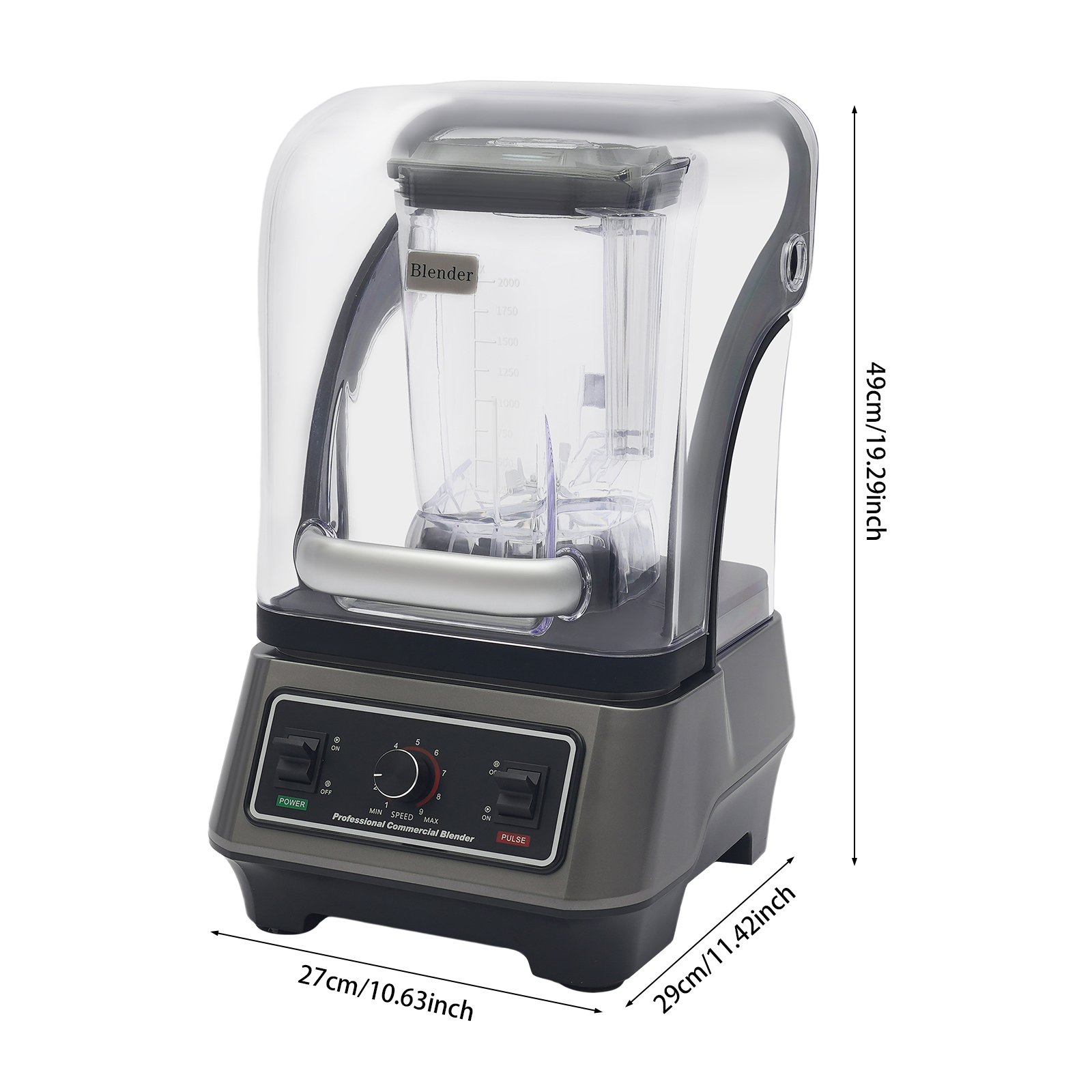 1600W Professional Countertop  - Meal Prep Smoothies ulasan dan harga