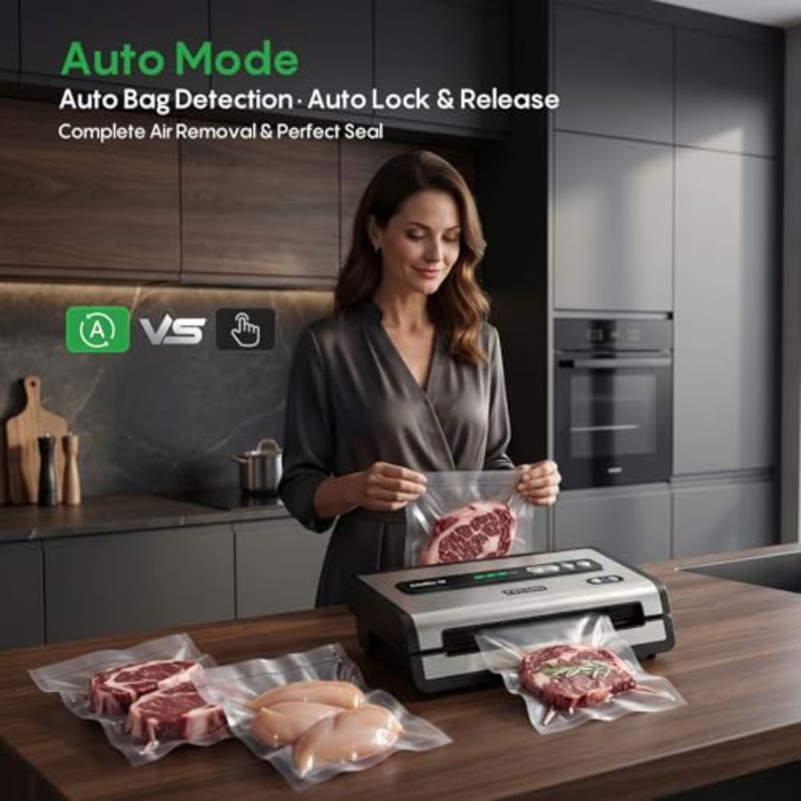 Automatic vacuum sealer for ki - Meal Prep Bulking ulasan dan harga