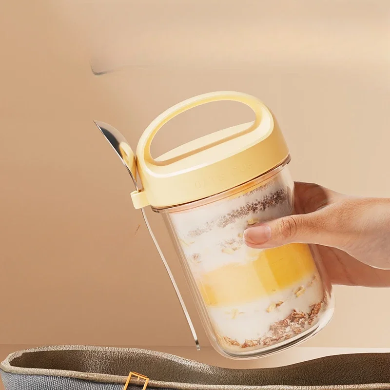 430ML New Breakfast Cups Oatme - Meal Prep Chia Pudding ulasan dan harga