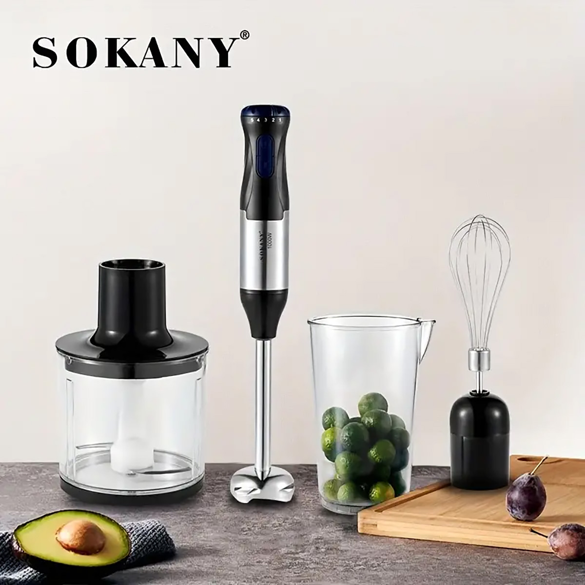 1000W 4-in-1 Hand Blender - Im - Meal Prep Smoothies ulasan dan harga
