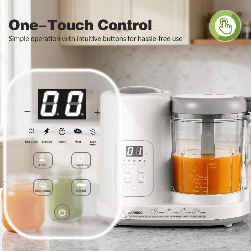 Baby Food Maker Steamer Blende - Meal Prep Smoothies ulasan dan harga