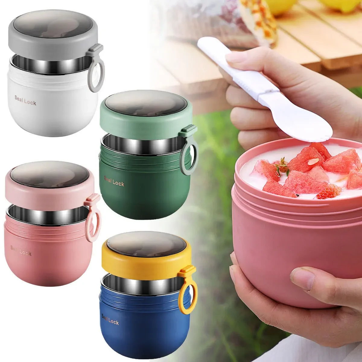 600ml/800ml  Breakfast Cups wi - Meal Prep Chia Pudding ulasan dan harga