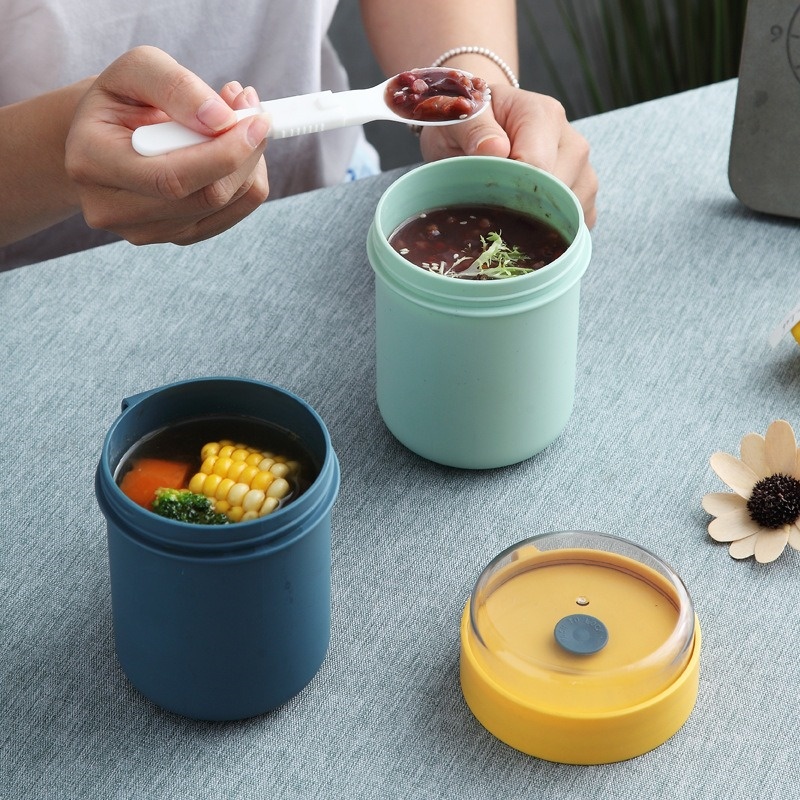 500ML Portable Breakfast Cup   - Meal Prep Chia Pudding ulasan dan harga