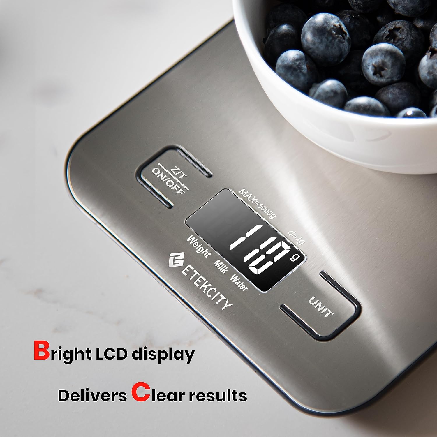 Digital Kitchen Scale for Weig - Meal Prep Keto ulasan dan harga