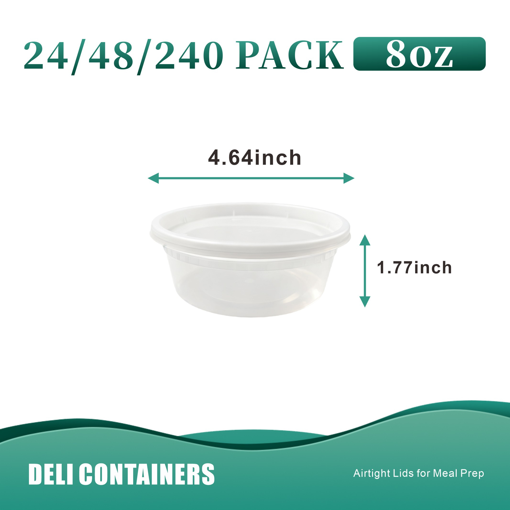 240Pack 8oz Deli Containers Wi - Meal Prep Bulking ulasan dan harga