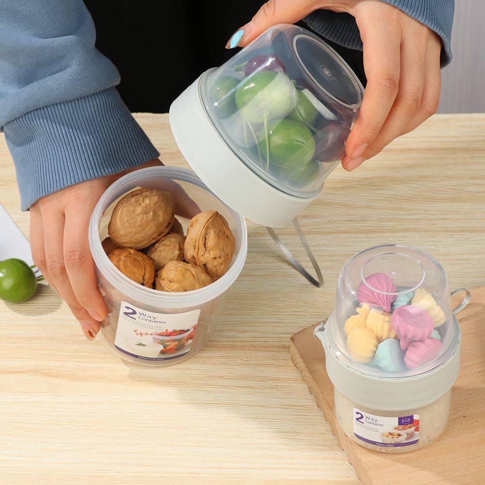 Double-layer Fresh-keeping Box - Meal Prep Chia Pudding ulasan dan harga
