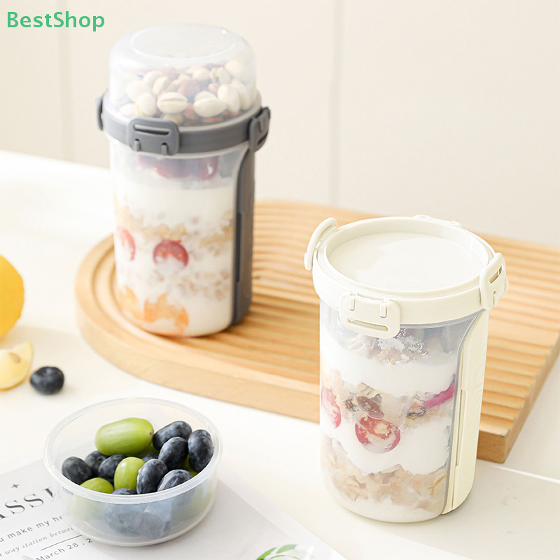 ❤Salad Cup Portable Light Meal - Meal Prep Chia Pudding ulasan dan harga