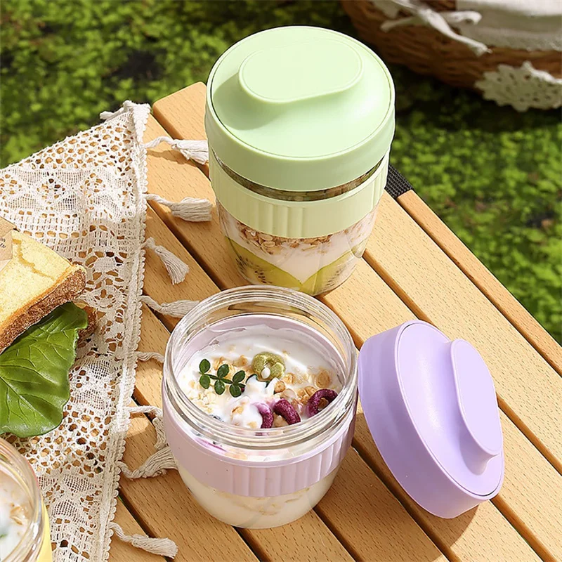 480/570ml Breakfast Cup Portab - Meal Prep Chia Pudding ulasan dan harga
