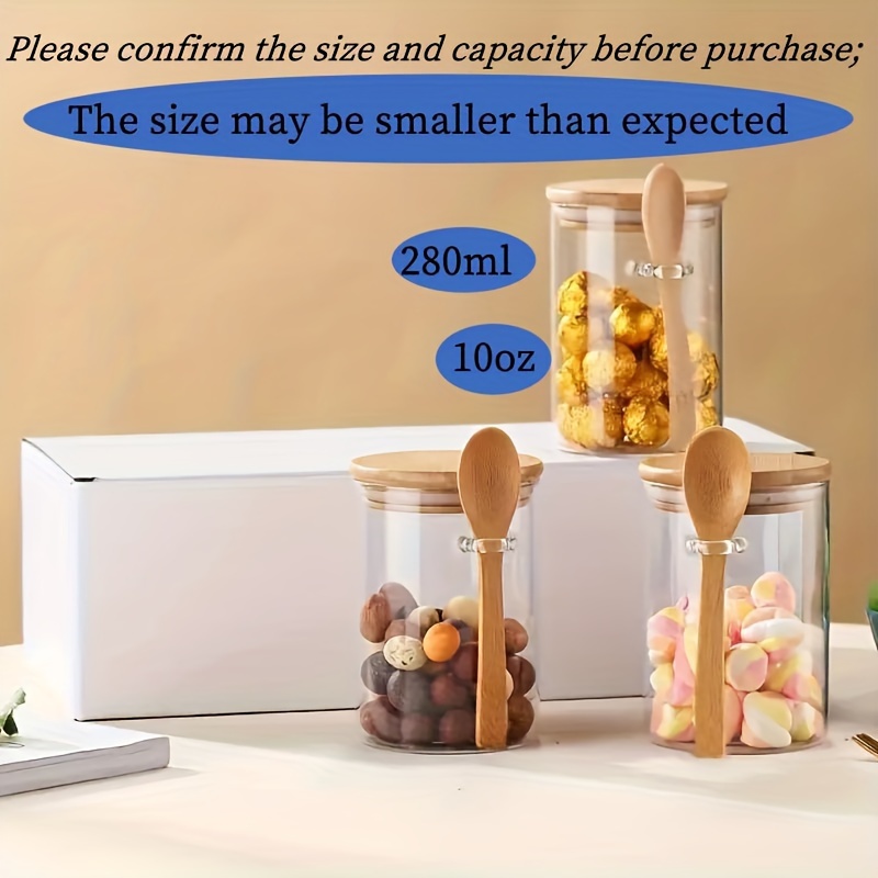 280ml Candy Jar, Biscuit Jar,  - Meal Prep Chia Pudding ulasan dan harga